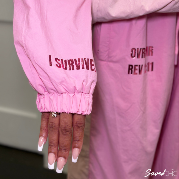 Pink Overcomer Tracksuit